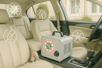 Экологичная дезинфекция и устранение неприятных запахов в салоне автомобиля