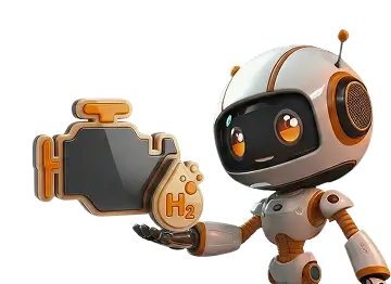 Робот держит двигатель на ладони