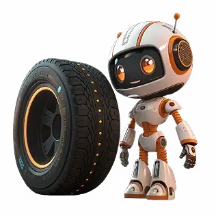 Робот с колесом